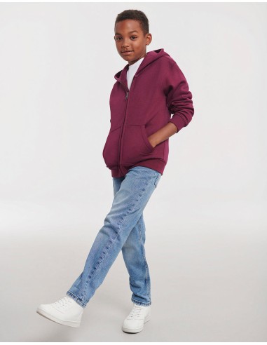 RUS-0R266B0-Kids Authentic Zipped Hood Jacket